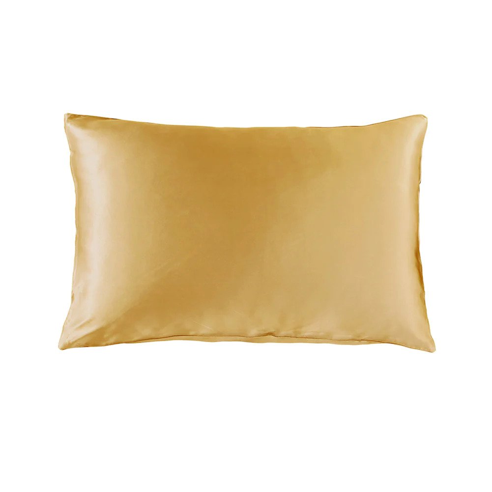 CLARA Silk Dreams - Luxusn Hedvbn Povlak na Polt - Zlat - Prav Hedvb 