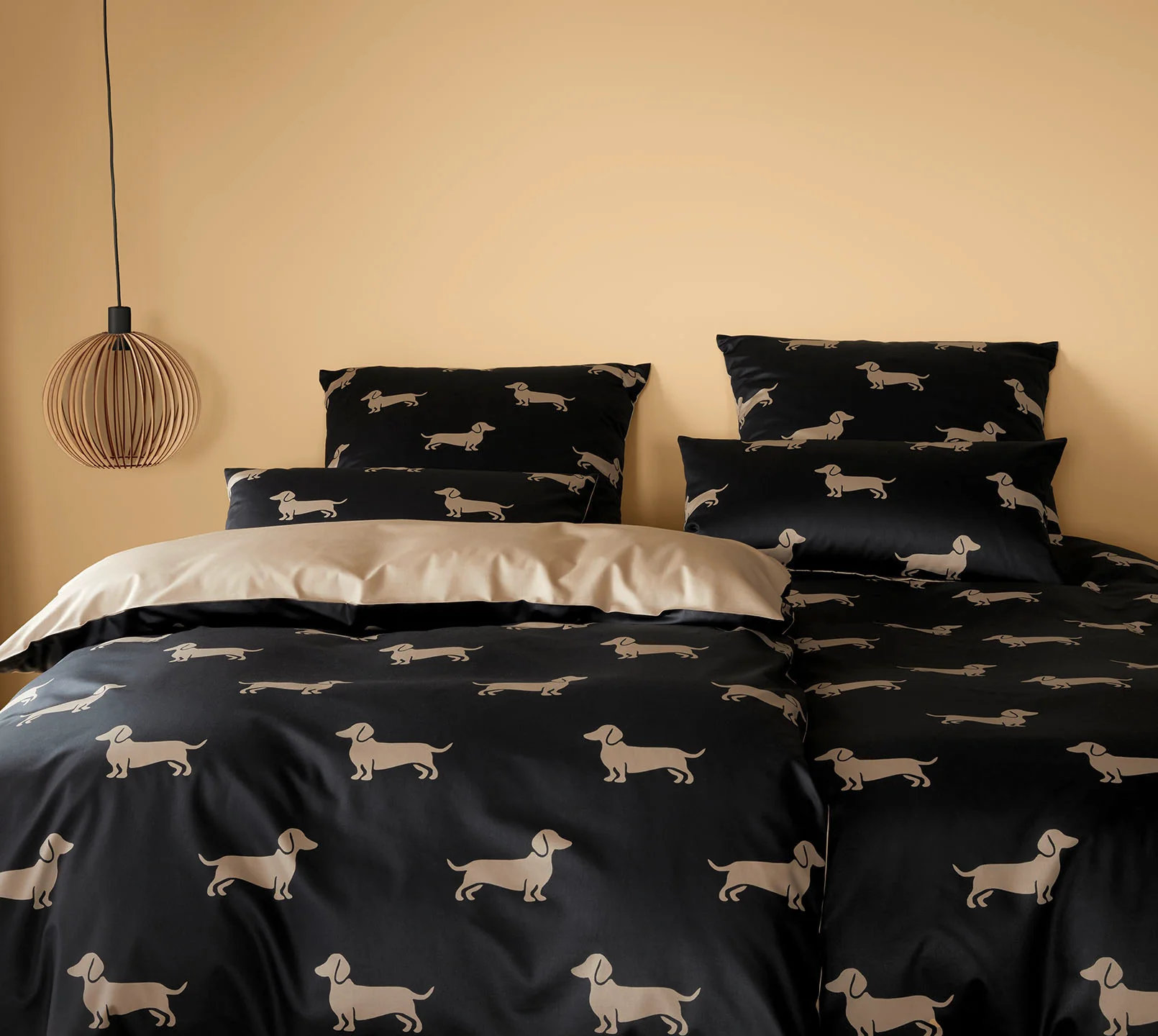 Povle�en� - Comfort Sat�n - Jezev��ci - �ern� / B�ov� - Premium Mako Sat�n 