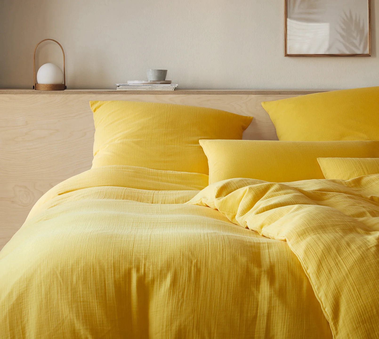 Jednobarevn� Povle�en� - Elegante - Mu�el�n UNI - Slune�n� - 100% bavlna