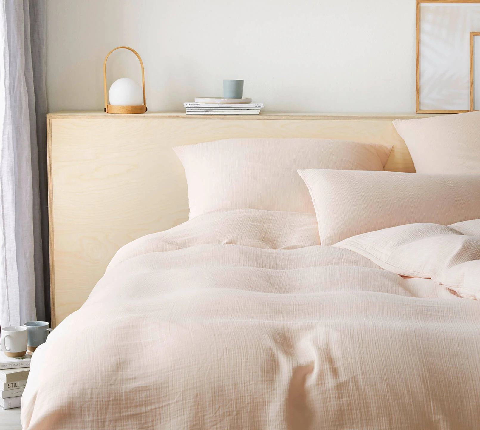 Jednobarevn� Povle�en� - Elegante - Mu�el�n UNI - Broskvov� - 100% bavlna