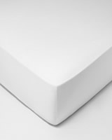 Blanc - Bílá - Luxusní Prostěradlo SCHB - Mako Satén - Luxury