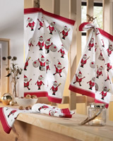 Kuchyňské Utěrky - Vánoční Nálada - Santa - Bavlna Klasik