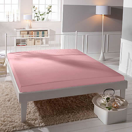 Komfortní Prostěradlo - Růžová Flamingo - Mako Satén - Premium
