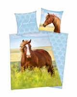 Povlečení - Freedom - Kůň v Trávě - Bavlna Renforcé a Flanel - Můj Koníček - Koně v Erbu