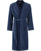 Pánský Župan Kimono - Duke - Premium - Proužky - Modrá / Grafitová