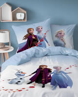 Dětské Povlečení - Ledové Království 2 - Anna a Elsa - Bavlněný Biber