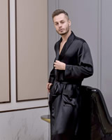 Pnsk - Luxusn Hedvbn upan Dlouh - ern - Prav Hedvb - Elegant