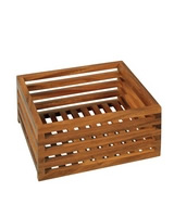 Mřížková Krabička na maličkosti - Akacia Style - Přírodní Dřevo