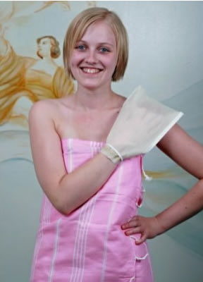 Hammam Spa - Kese - Peelingov� Rukavice - Hedv�b�