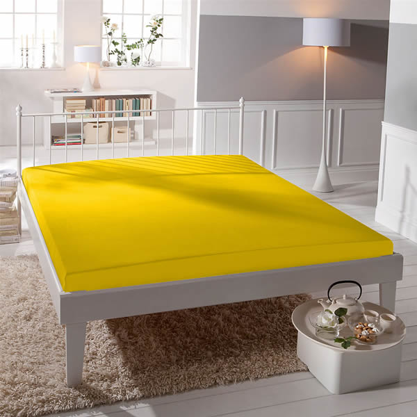 Zlat� - Prost�radlo - Flanel Jersey - Bavlna