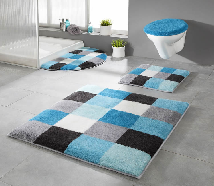 Koupelnov� Kobere�ek - Mozaika Velk� - Modr�