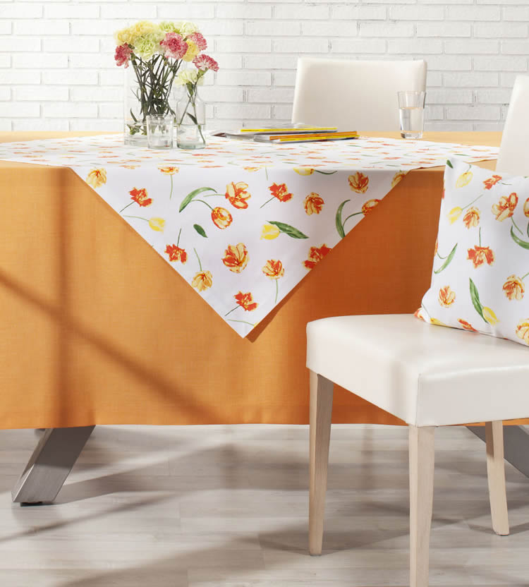 Ubrus - Tulipny - Nepiniv prava - Odoln proti Skvrnm -  Modern Style