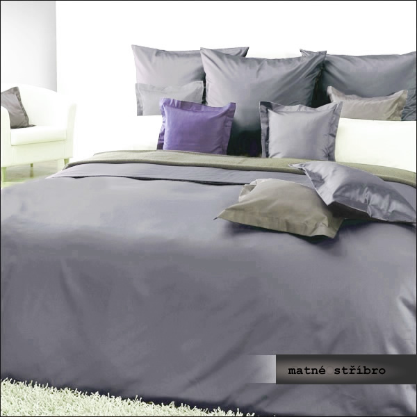 Komfortn Povleen - Matn Stbro - UNI COLOR - Premium Mako Satn 
