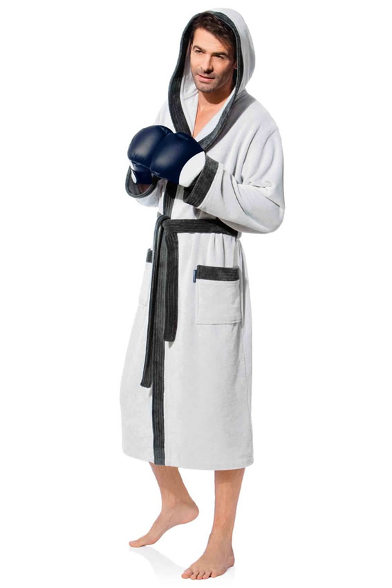 P�nsk� Wellness & Sport �upan s Kapuc� - Sv�tle �ed� - Multi - Bavlna & Bambus