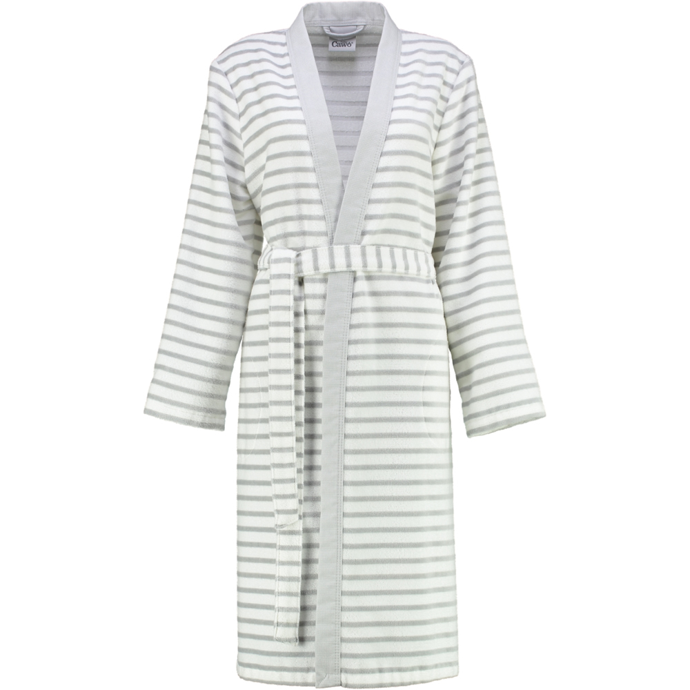 Elegantn Dmsk upan Kimono - Bretonsk Stbrn - Lehk Velur
