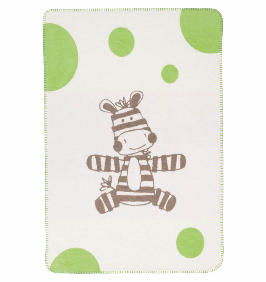 Bavlnn Deka - Dtsk - Baby - Jacquard  - Bavlna - Zebra