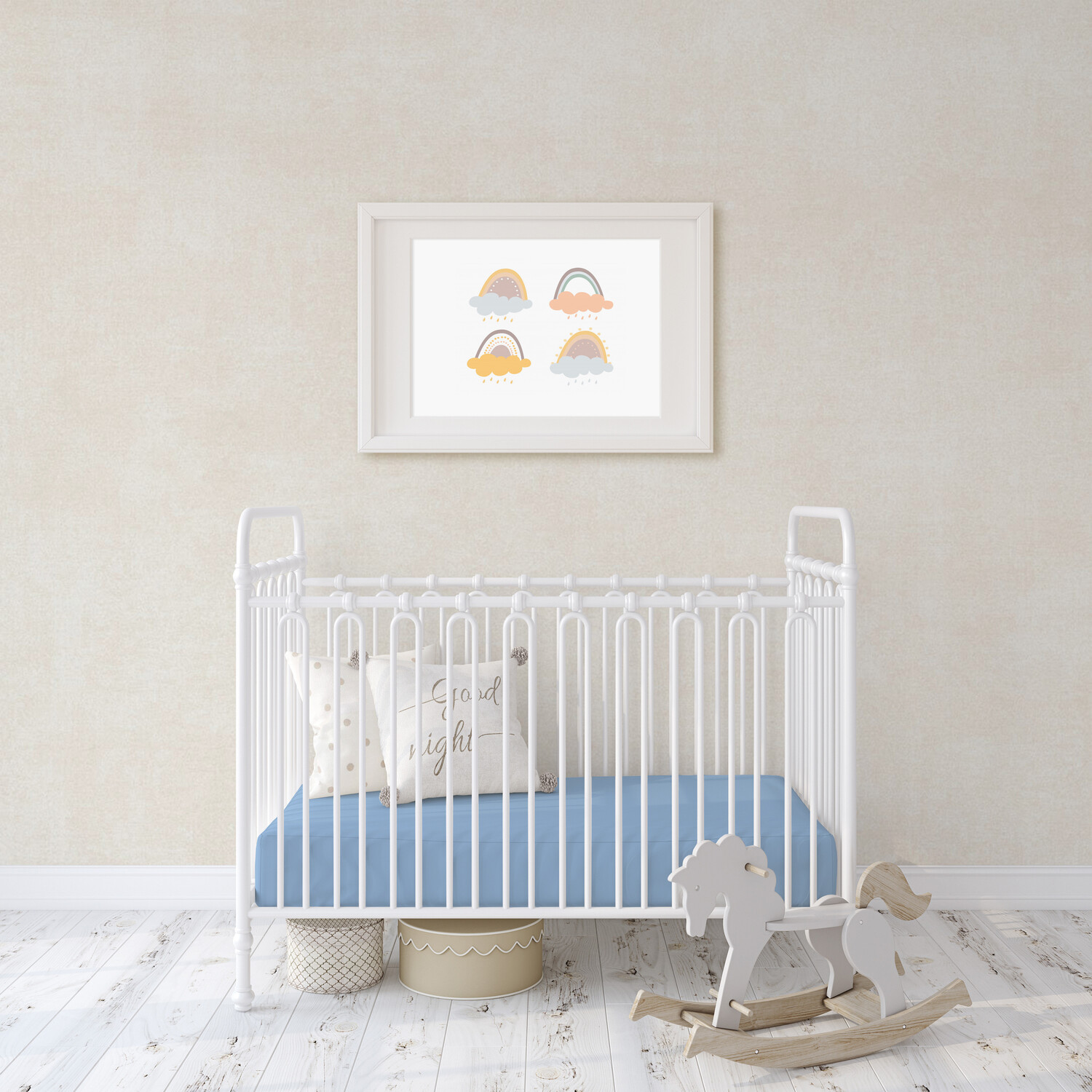 Svtle Modr - Prostradlo - Baby - Sweet Jersey