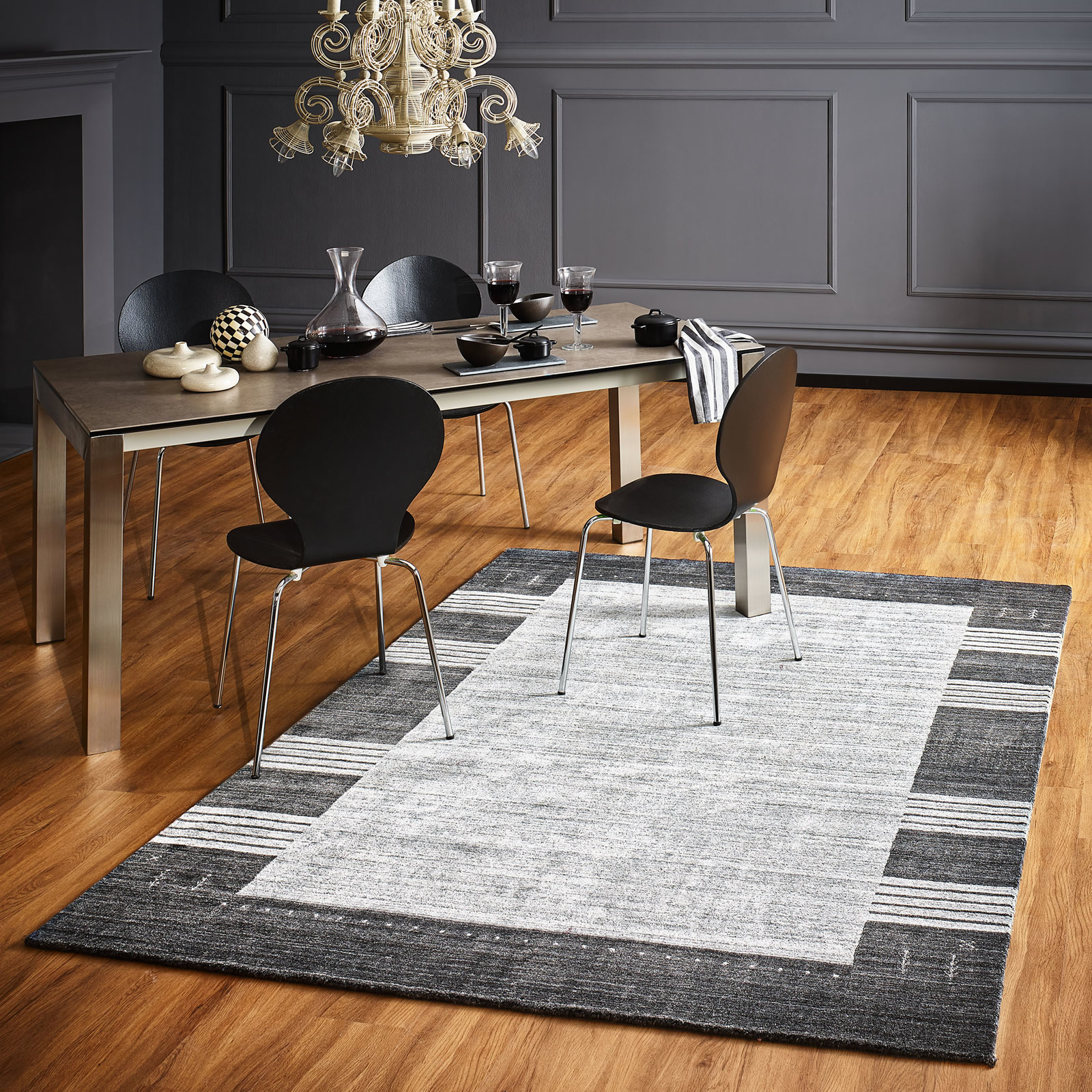Othera Stbrn - Neplsk Koberec - 10% Stin Vlna 90% Viskza 