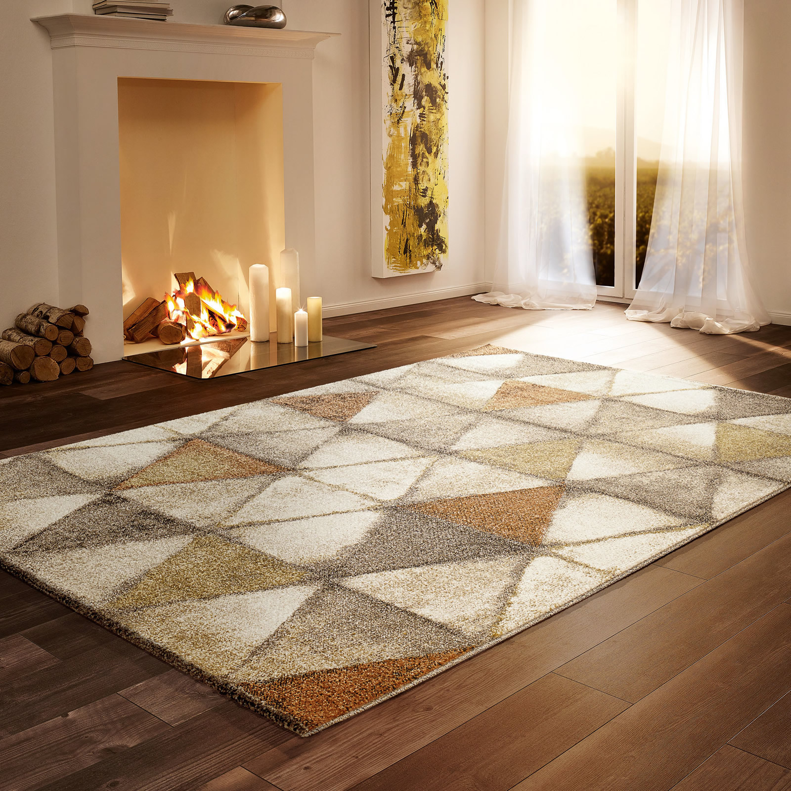 Prisma Omega - Modern� Koberec - 100% Polypropylen Fris�e