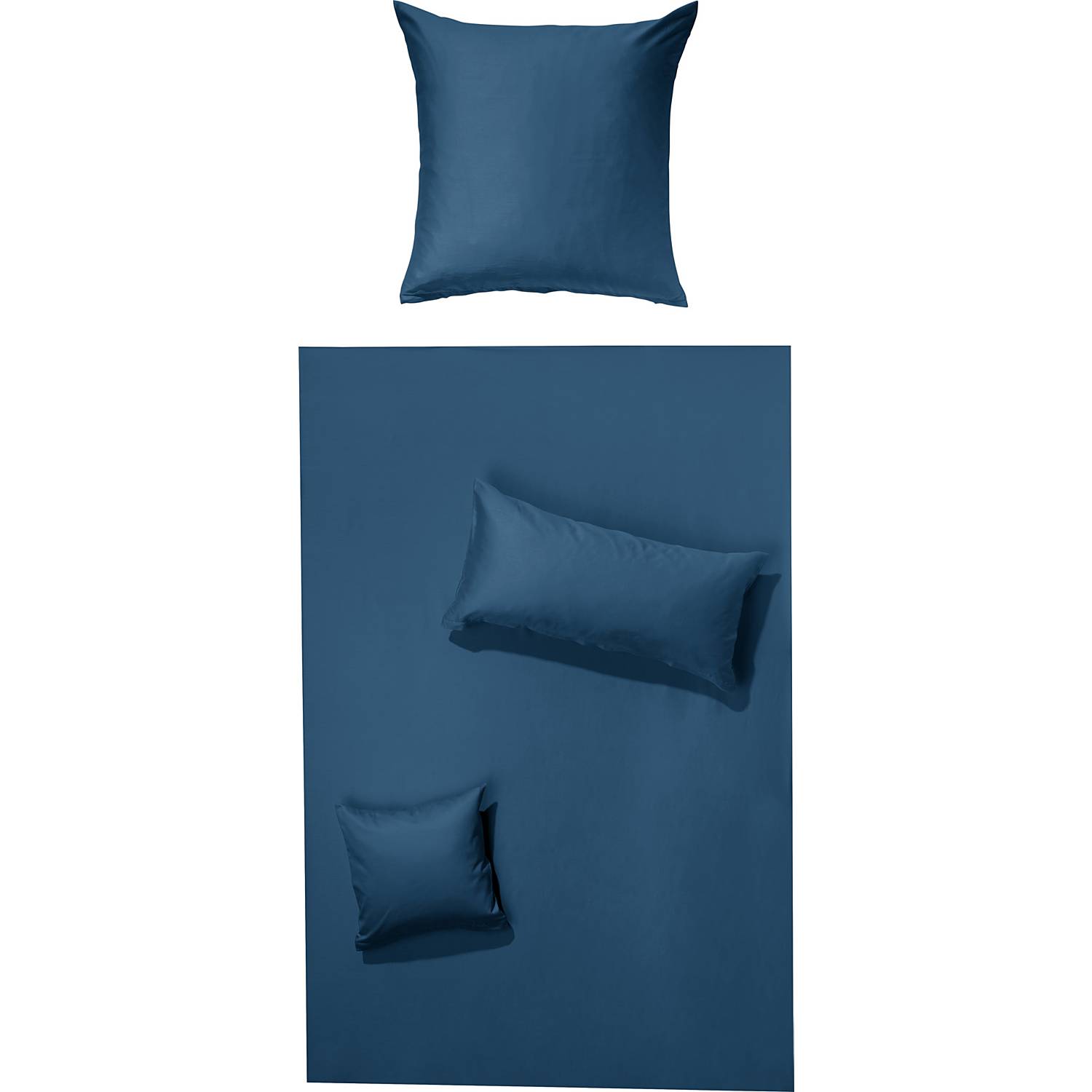 Povleen - Mako Bavlnn Satn - Elegance UNI - Kouov Modr