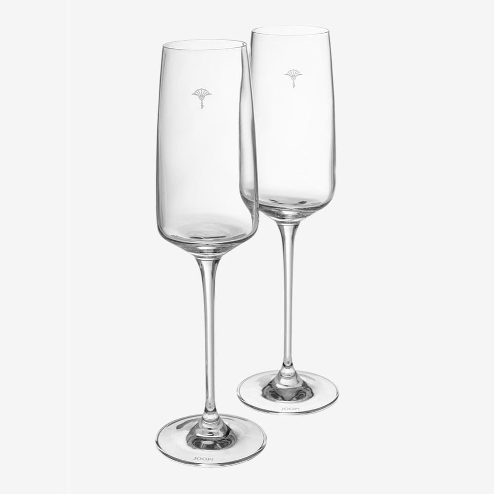 Sklenice na Champagne - Sada - Chrpa - Kilov Sklo - JOOP!