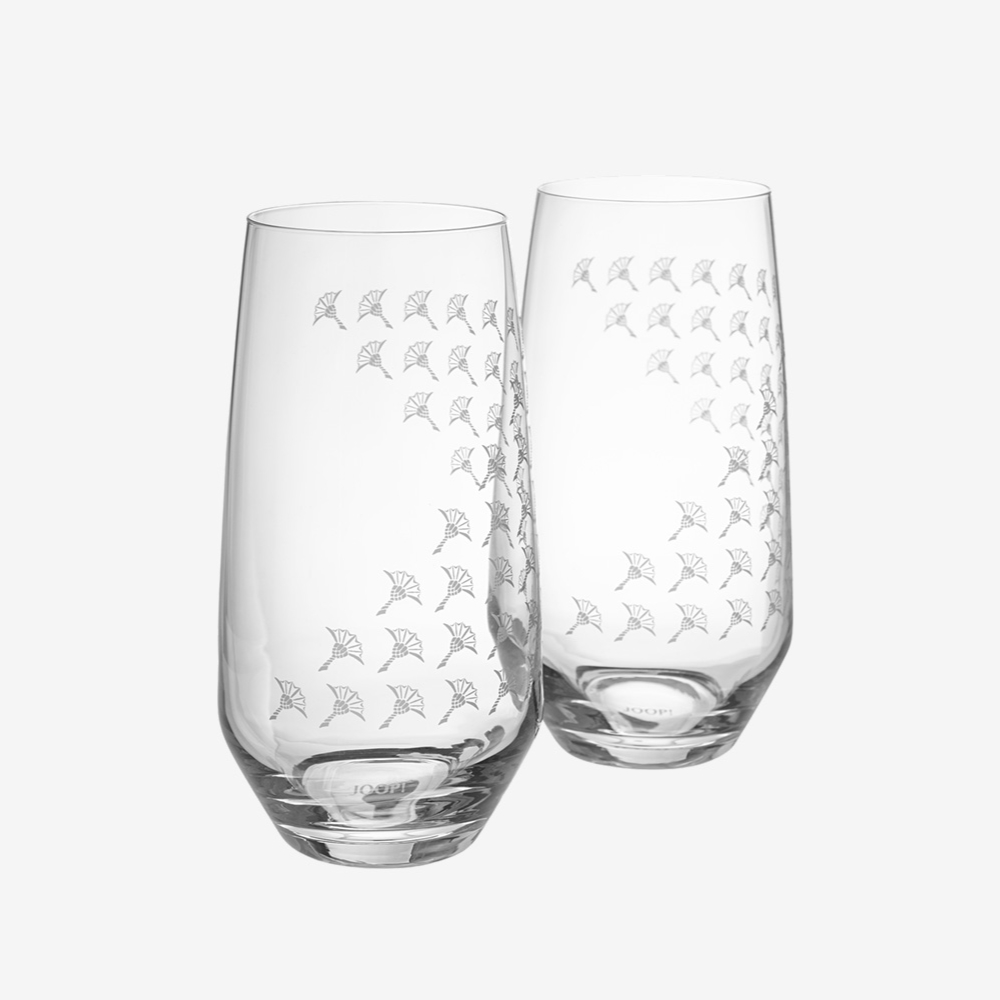 Sklenice na Long Drink - Sada - Chrpy&Chrpy - K�i���lov� Sklo - JOOP!