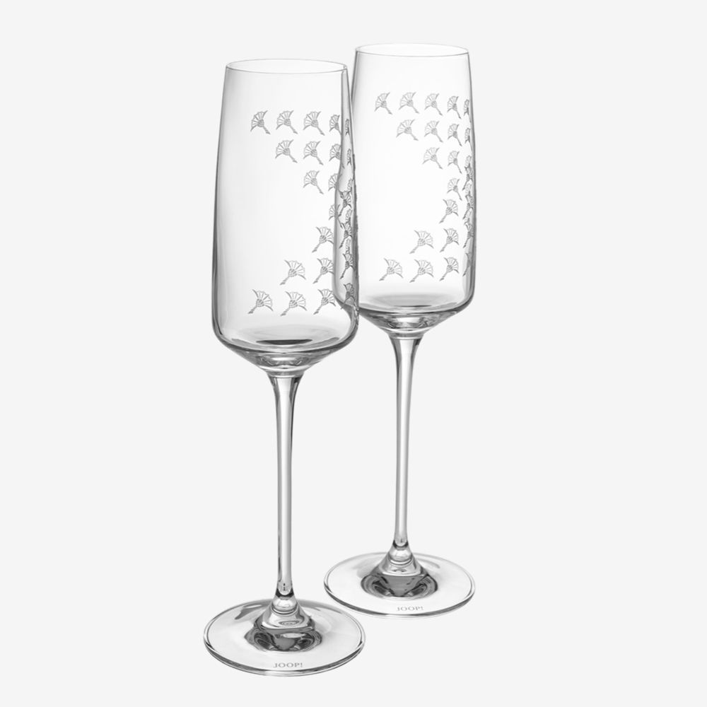 Sklenice na Champagne - Sada - Chrpy&Chrpy - K�i���lov� Sklo - JOOP!