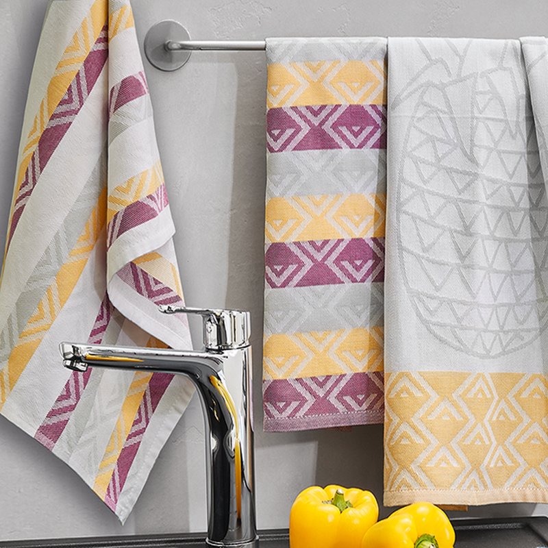 Kuchysk Utrky - Ananas- Jacquard - Bavlna