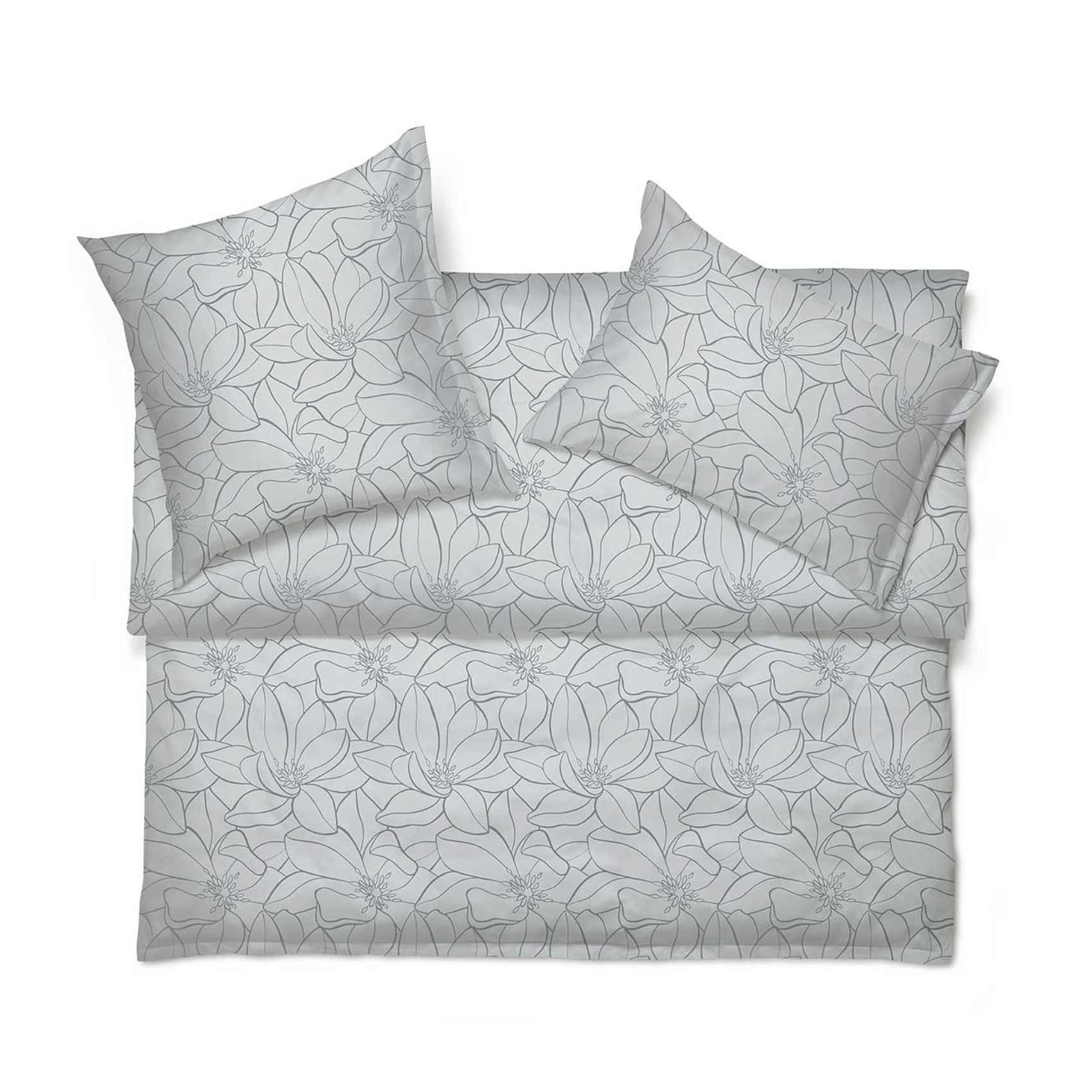 Luxusn Povleen -  Schlossberg - MAGNOLIA - Swiss Exquisit Jaquard - ed