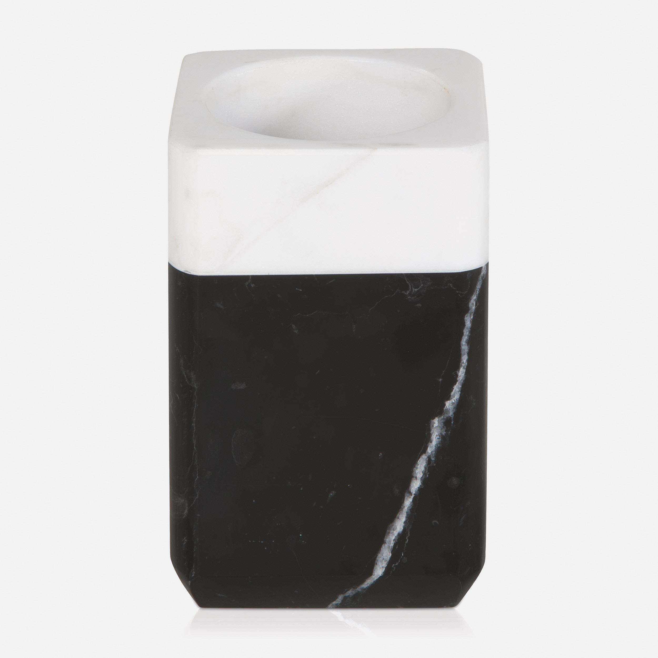 Pohrek na Zubn Kartky - Mramor - BLACK & WHITE - Stylov Elegance