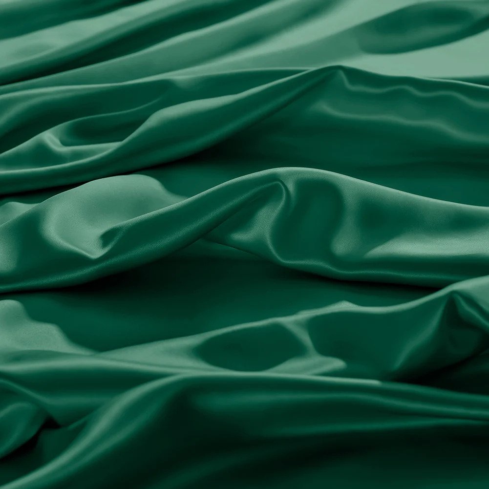 CLARA Silk Dreams - Luxusn Hedvbn Prostradlo - Smaragdov Zelen - Prav Hedvb 
