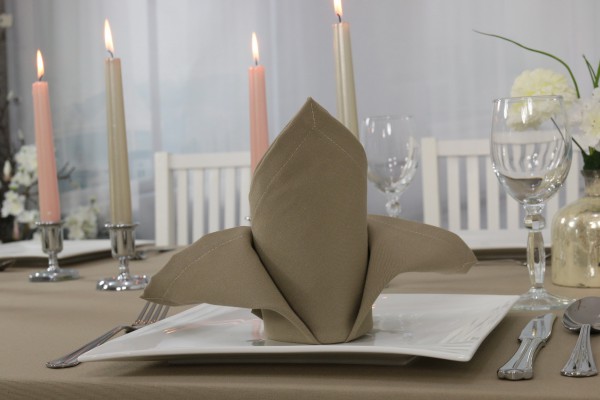 Pltn Ubrousky - Taupe - Bavlna - Oxford Elegance