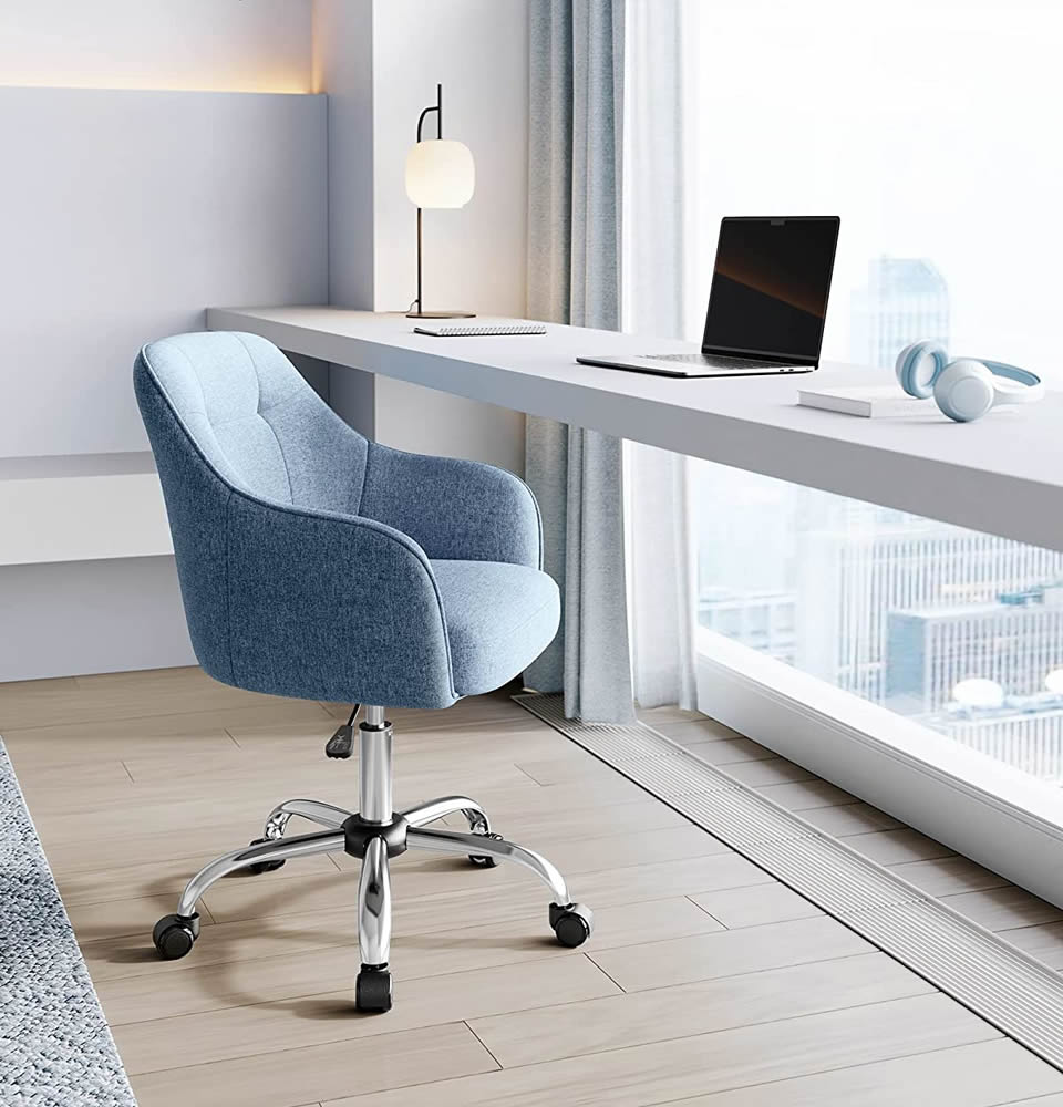 Home Office - Kubic - Oton idle k Psacmu Stolu - Vkov Nastaviteln - Modr
