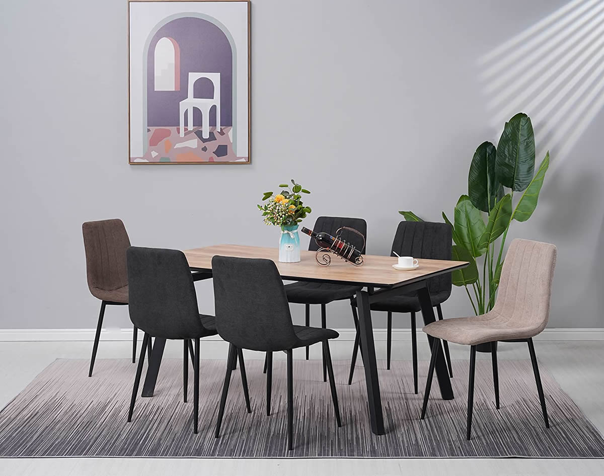 Elegantn Kuchysk idle se Ltkovm Potahem - 4 Dln Sada