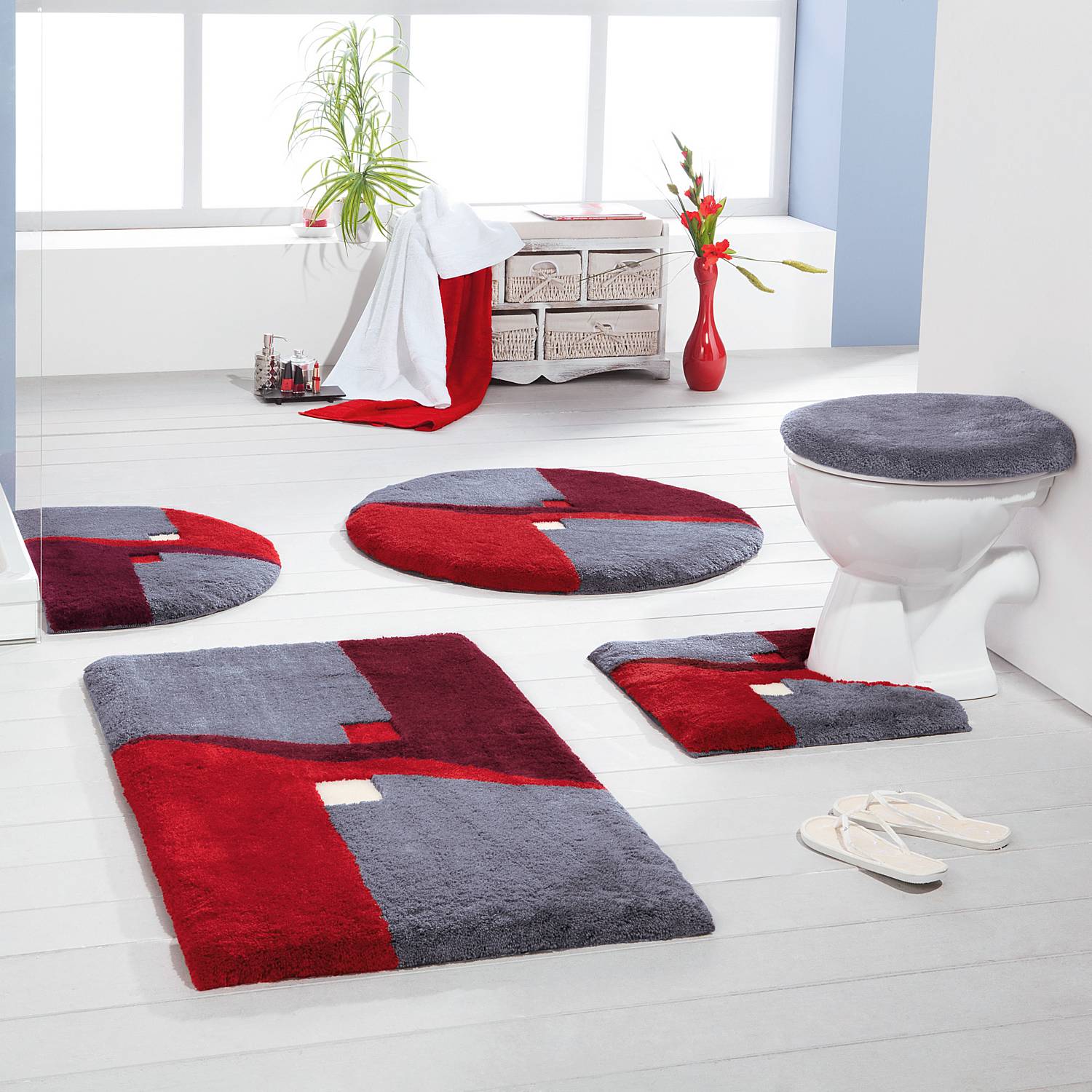 Koupelnov� Kobere�ek - Akcent Style - �edo �erven�