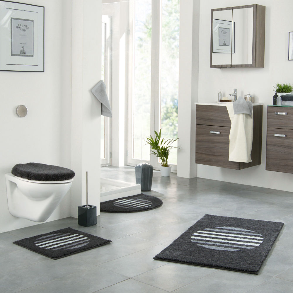 Koupelnov� Kobere�ek - Prou�ky - Antracitov� - Elegant