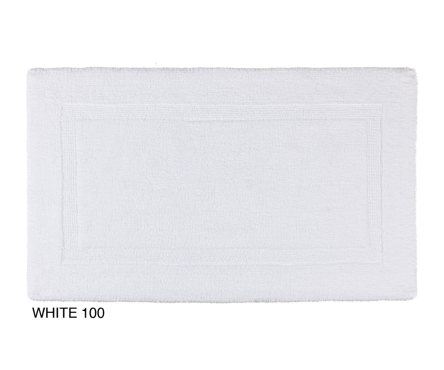 Exkluzivn� Koupelnov� Kobere�ek - UNI - Reversible - Oboustrann� - White - B�l�