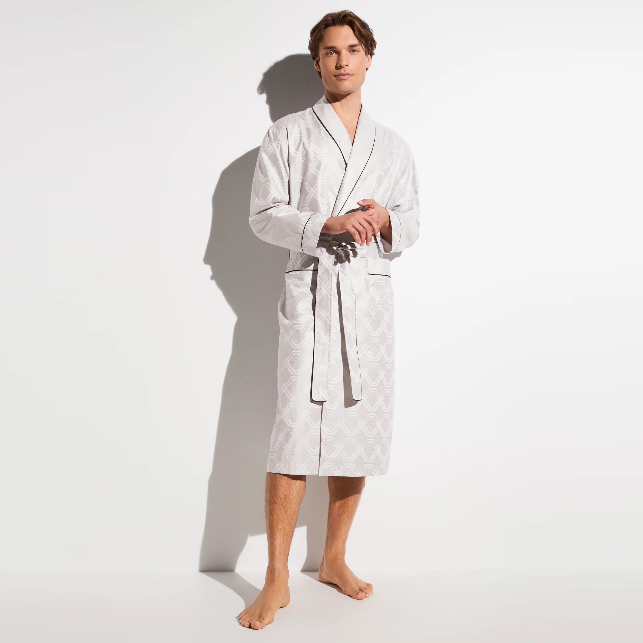 Elegantn upan - Rann Plt  - Luxury Jacquard - Taupe - Elegance