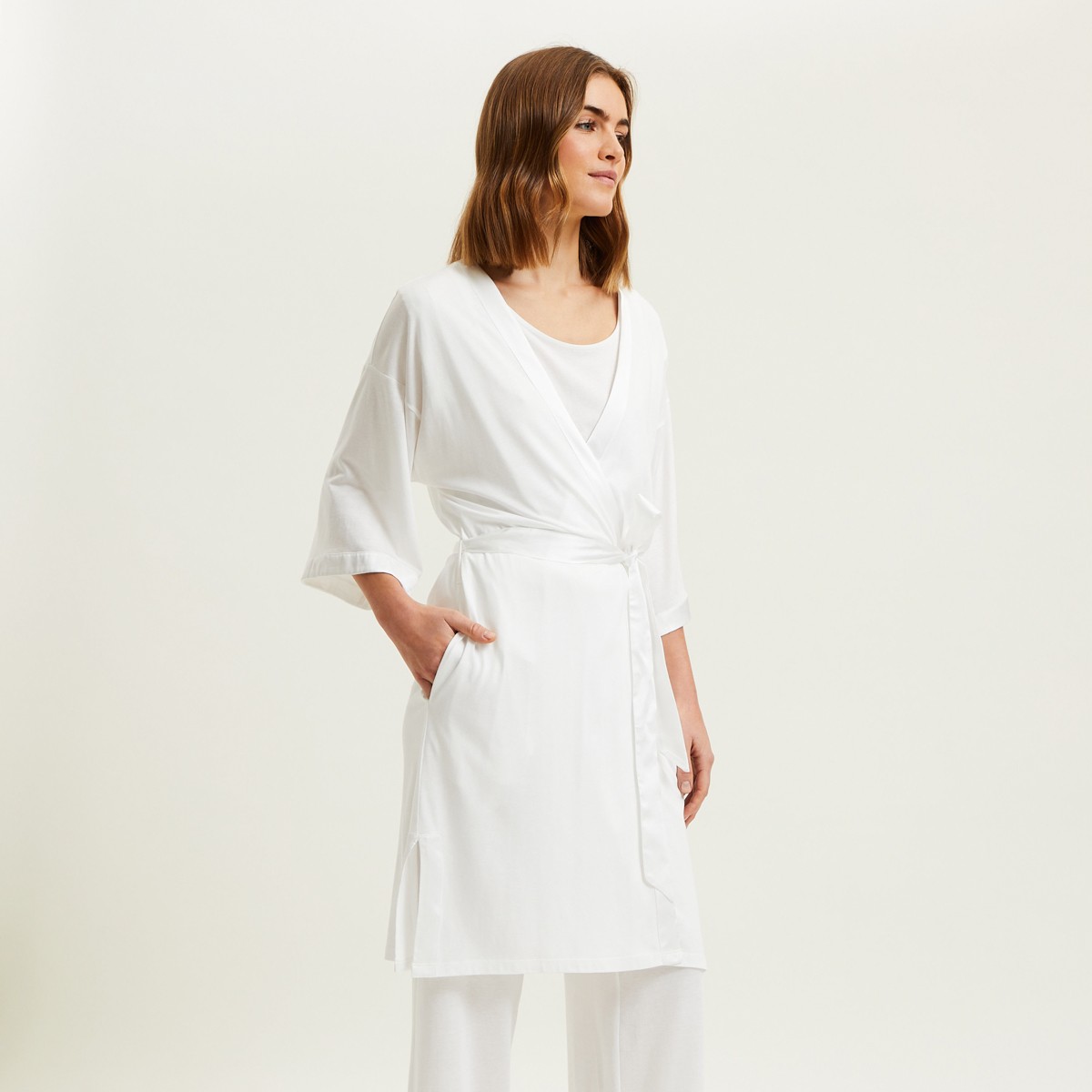 Le��rn� D�msk� �upan - Rann� Pl�t  - Jersey - Ekru - Elegance