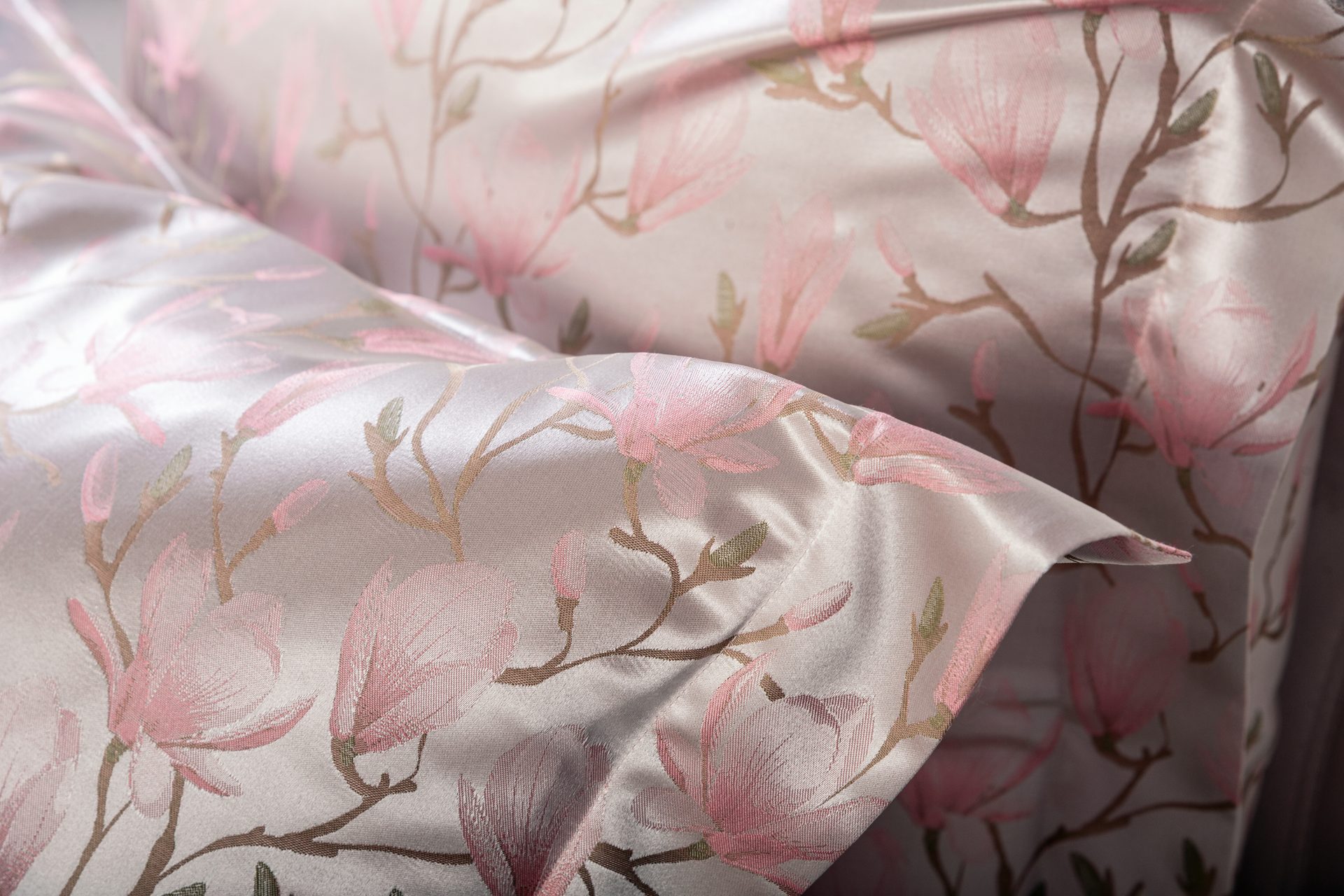 Luxusn Hedvbn Prostradlo - Magnolie - Jacquard - Prav Hedvb - Premium Style