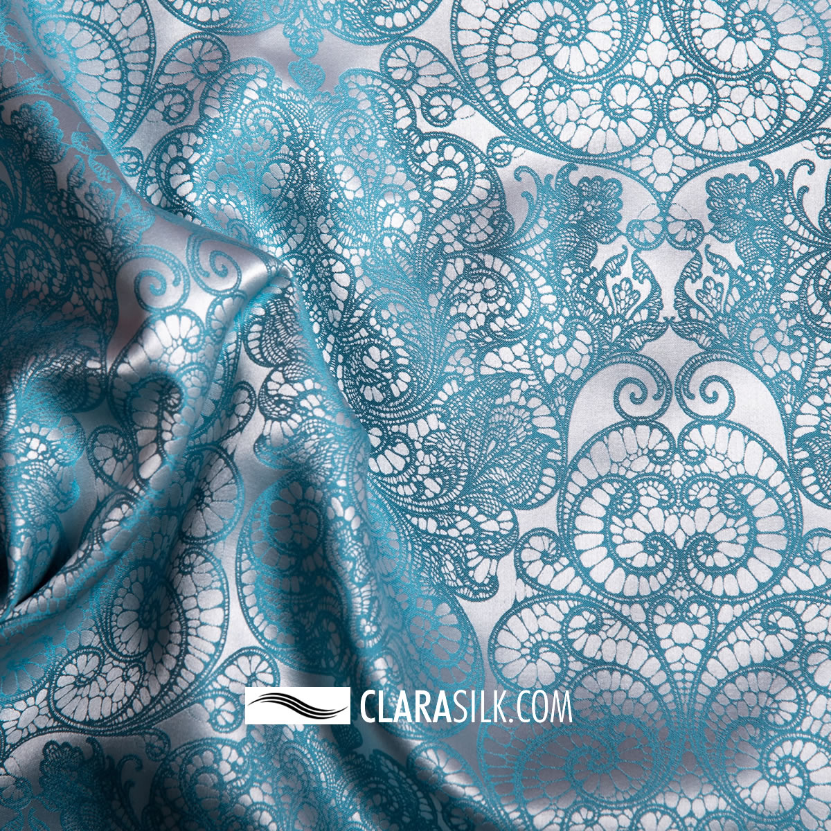 Luxusn Hedvbn Prostradlo - Nomi Orient Modr - Jacquard - Prav Hedvb - PremiumStyle