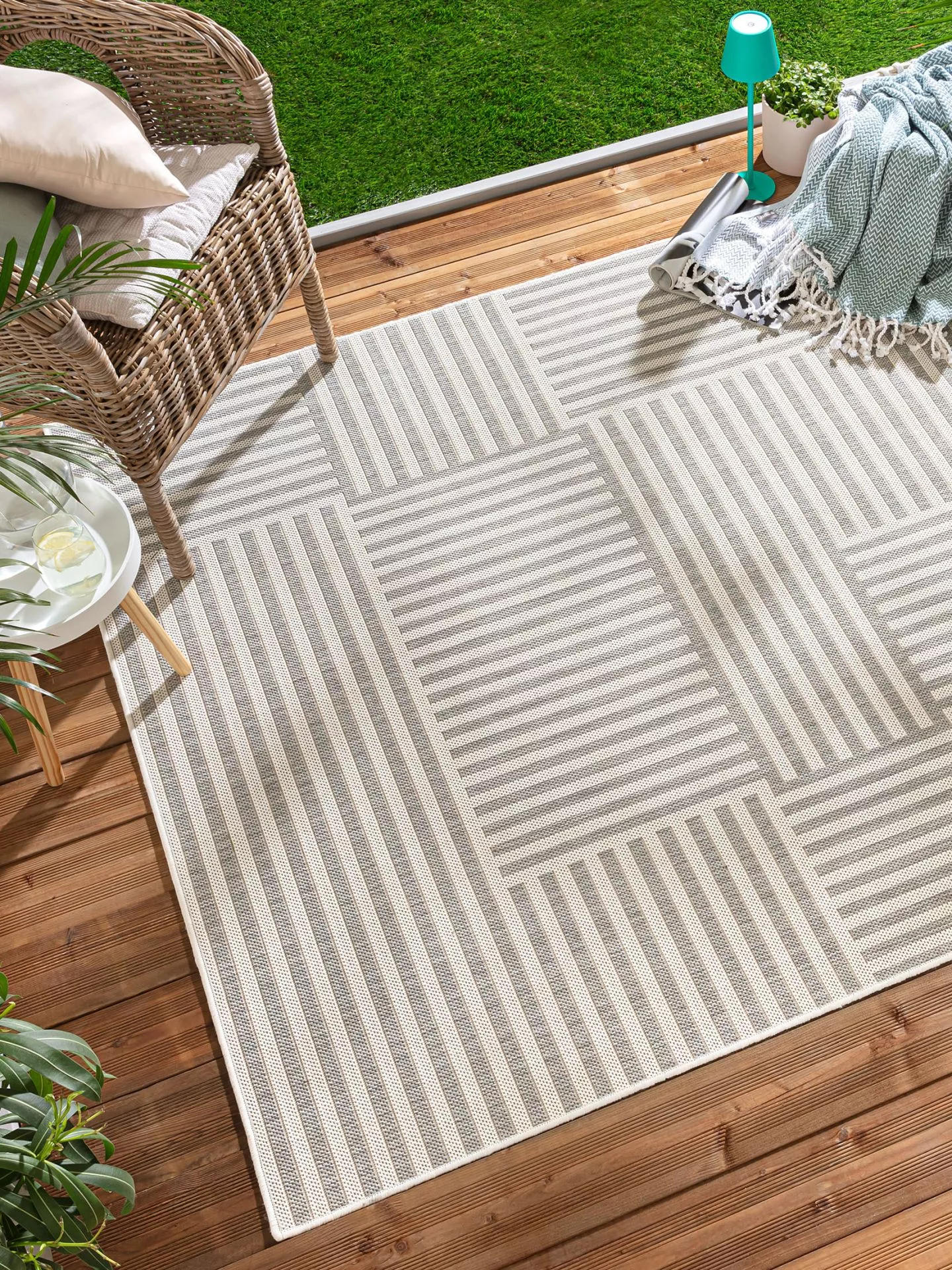 HOLMSUND - Modern Venkovn Koberec - 100% Polypropylen - Bov