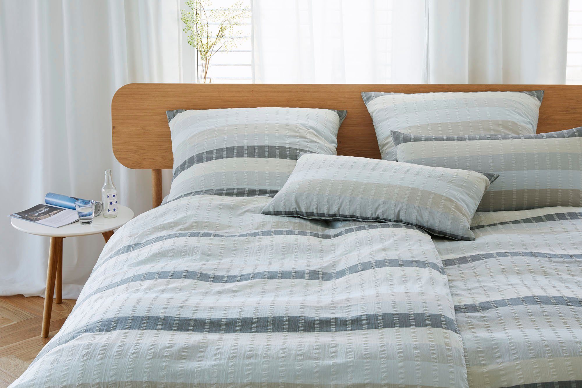 Povleen - elegante - Viking Prouek Gra - ed - Fine Krep - Nordic Style