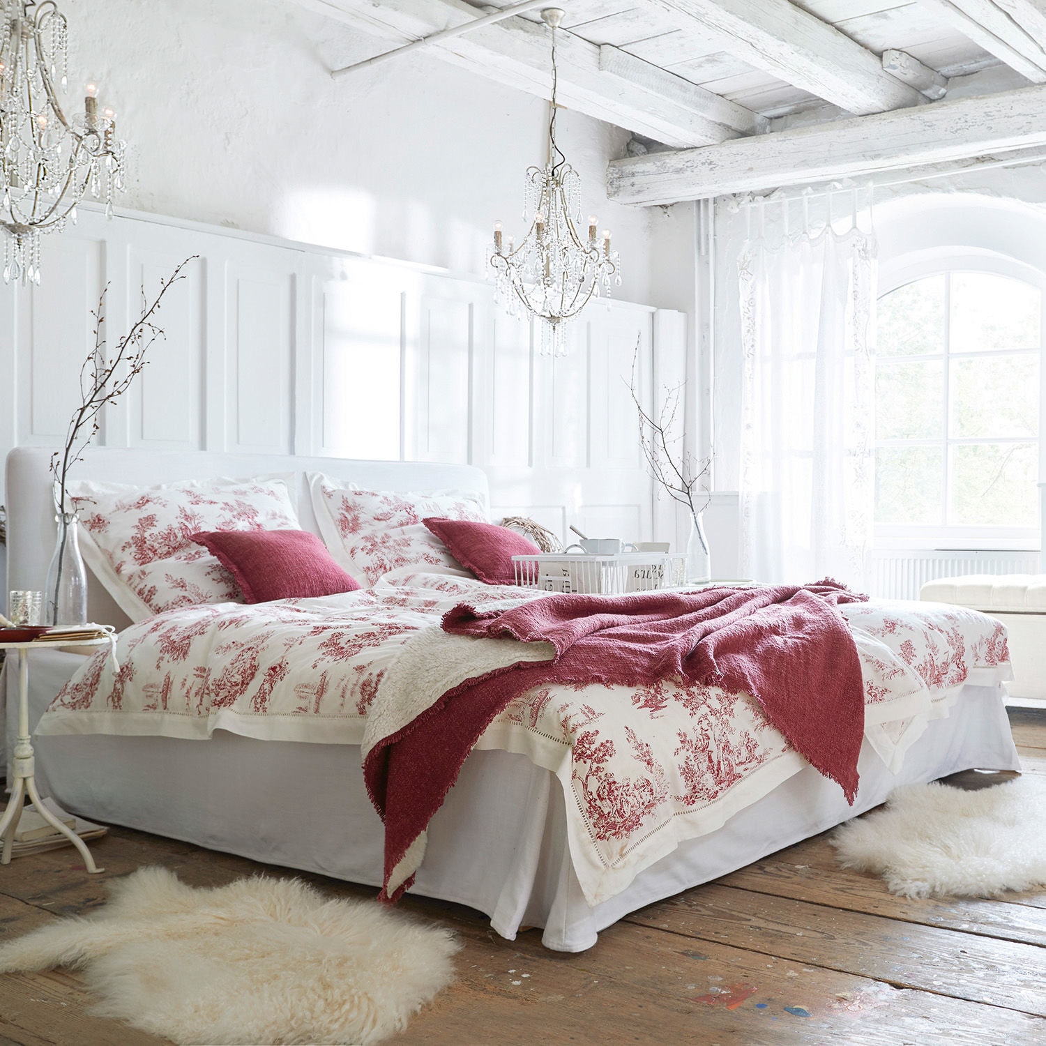 Povleen - Monique - Bavlna - Toile de Jouy