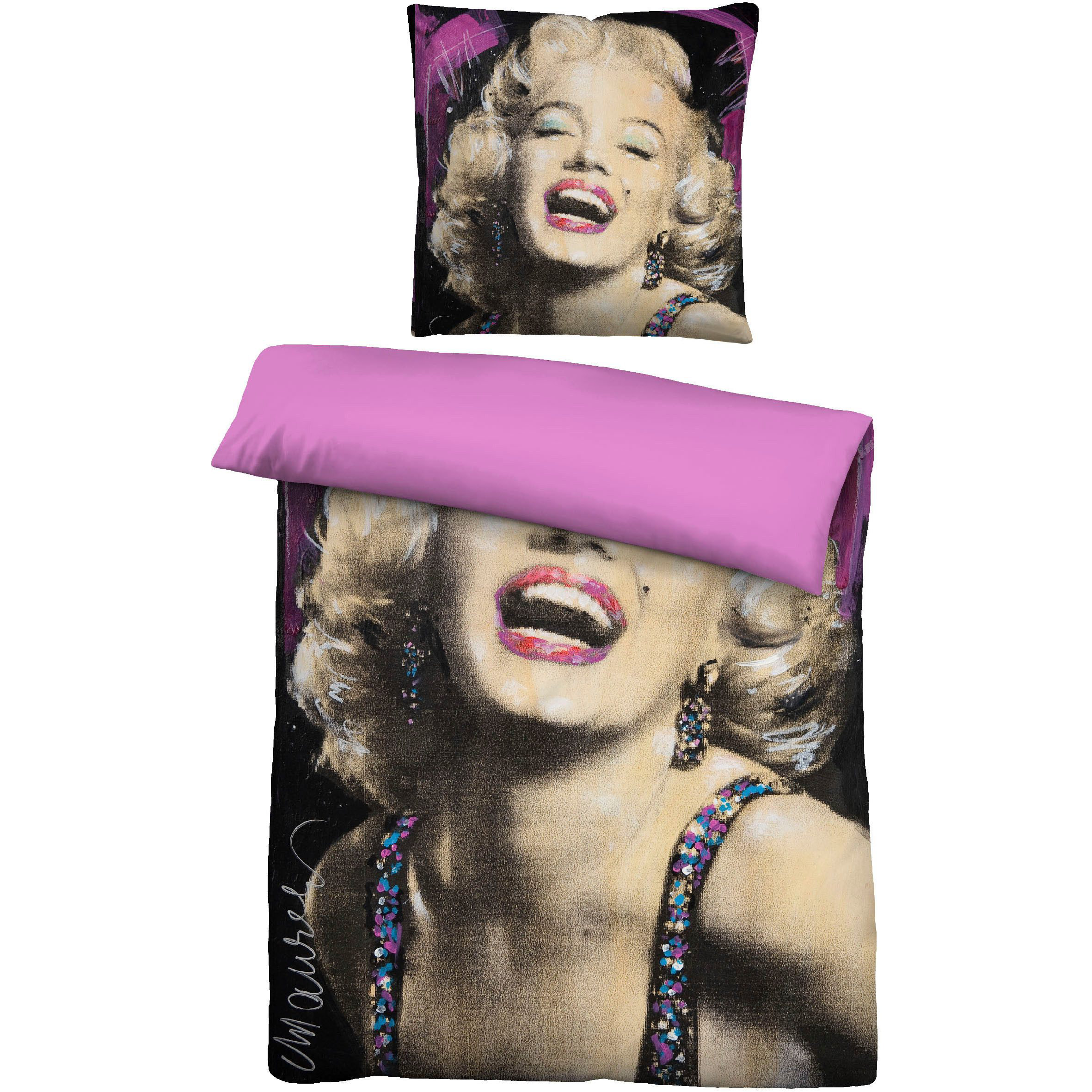 Povleen - Marilyn Monroe - Pink - Mikrovlkno