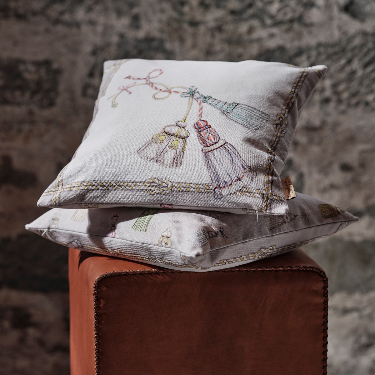 Luxusn Dekoran Poltek - CANVAS CASTELLO - Christian Fischbacher - SwissMade