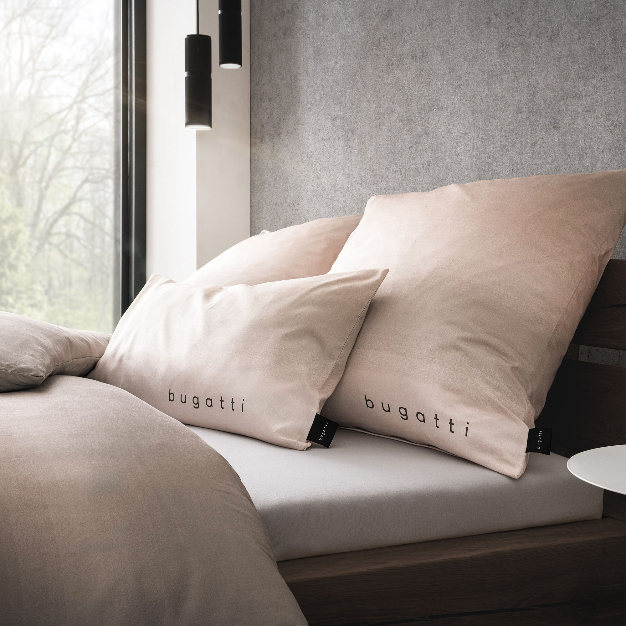 Povleen - bugatti - Desert Calm - Poutn Psek - Mako Bavlnn Satn - Skandinvsk Styl