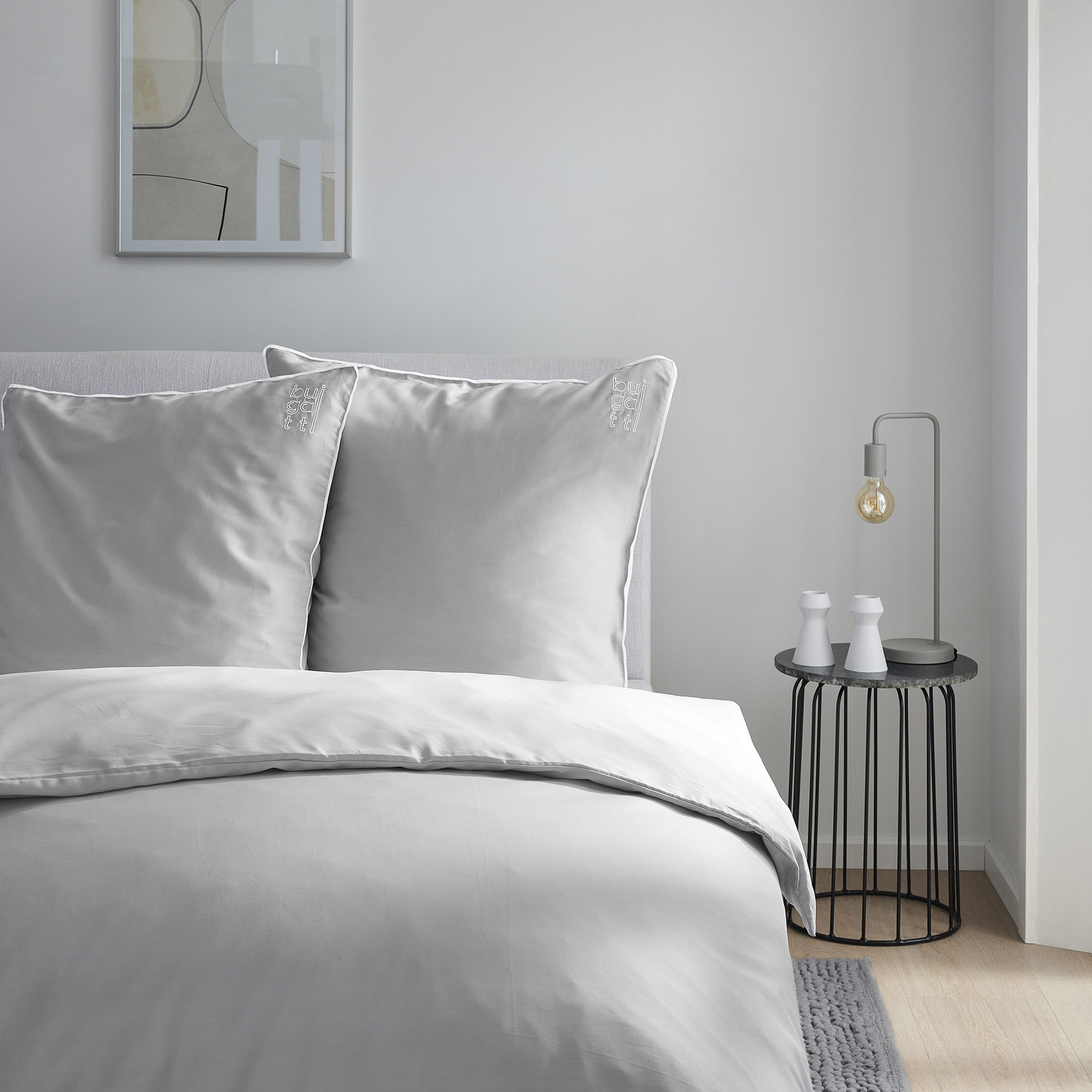 Povleen - bugatti - Cloud Silver - Stbrn Oblaka - Mako Bavlnn Satn - Loft Style