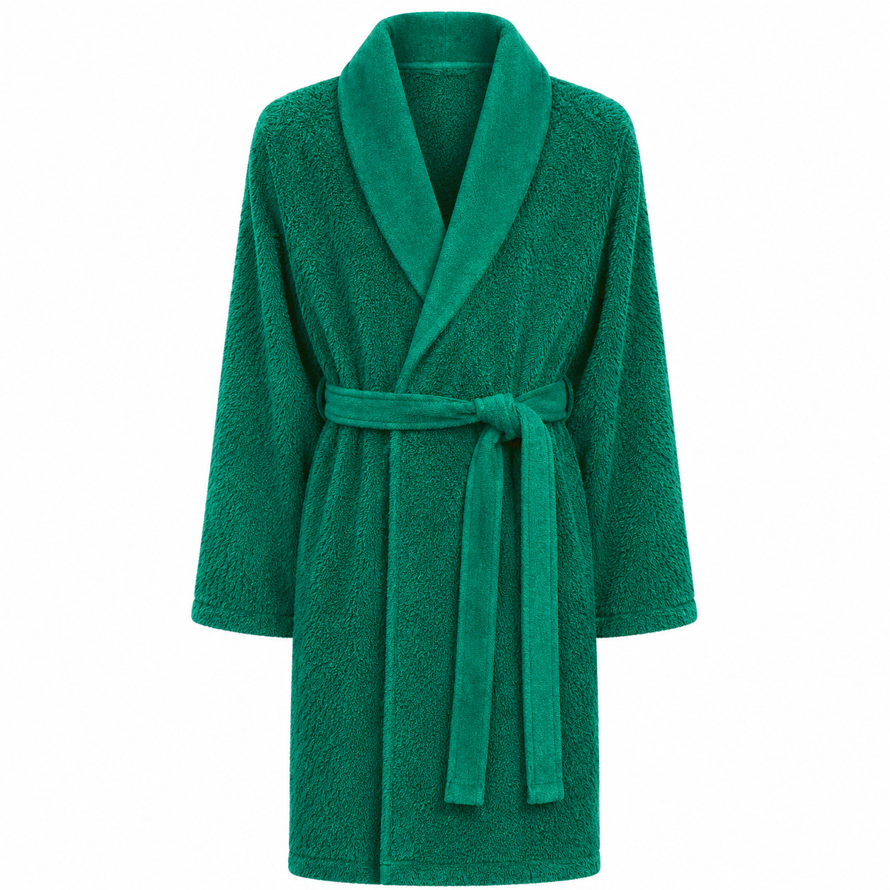 Luxusn� �upan se ��lov�m L�mcem - Premium Frot� - Bavlna - UNISEX - Emerald