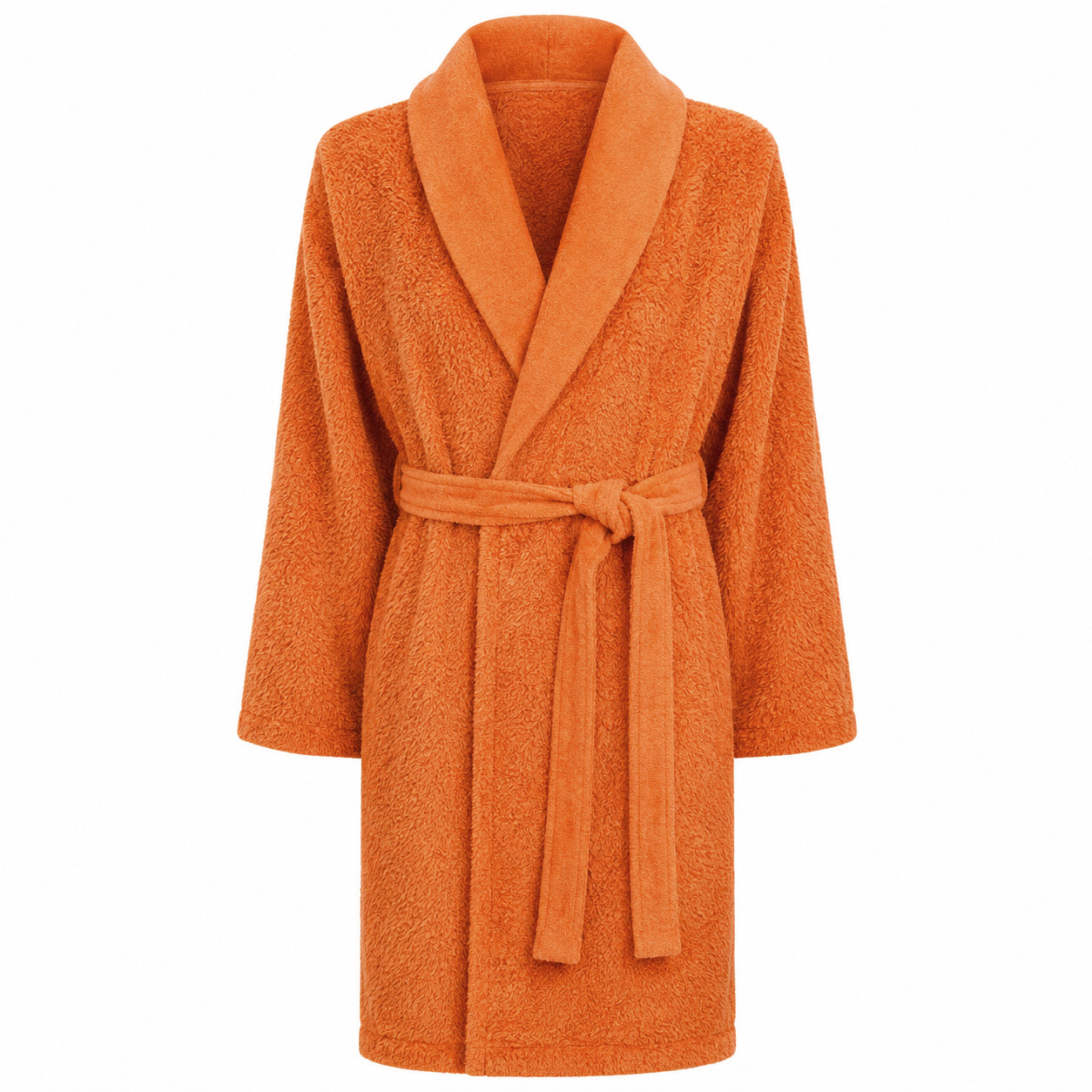 Luxusn� �upan se ��lov�m L�mcem - Premium Frot� - Bavlna - UNISEX - Mandarinka Tangerine